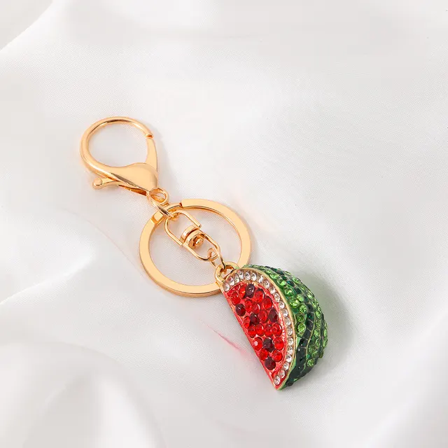 Creative Watermelon Personality Car Key Chain Ornaments Red - Shop at LoveMi