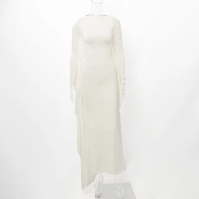 Party Bat Style Comfortable Dress For Women White - Shop at LoveMi