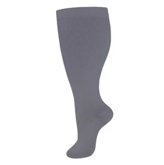 Plus-sized Sports High Elastic Plus-sized Long Tube Sports Calf Socks - Grey