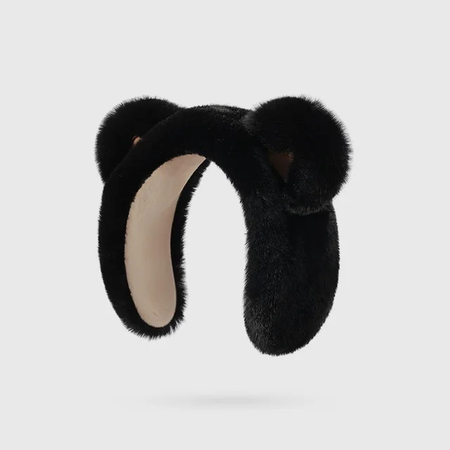 Warm keeping Earmuffs Female Winter Cute Cartoon Bear Earmuff Dez45 - Shop at LoveMi
