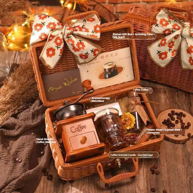 Hand grinding Coffee Grinder Portable Gift Set Style 5 - Shop at LoveMi