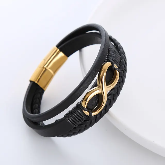 Twist Weave Infinite Symbol Number Shape Gold - Shop at LoveMi