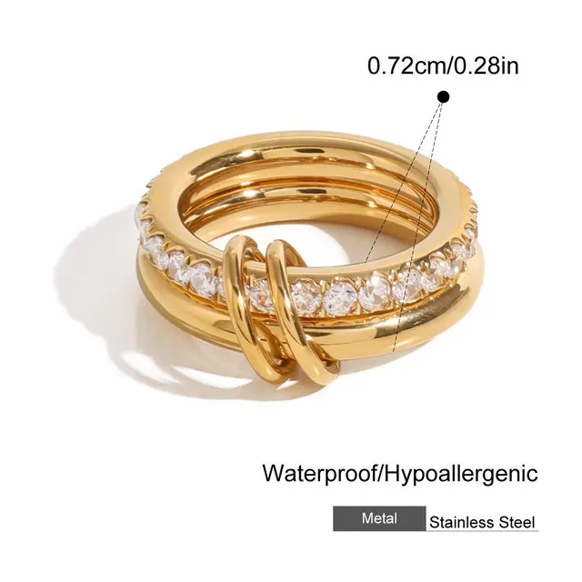 European And American Style Ring Titanium Steel No Fading No 7 - Shop at LoveMi