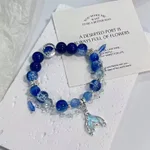 Beaded Blue Fishtail
