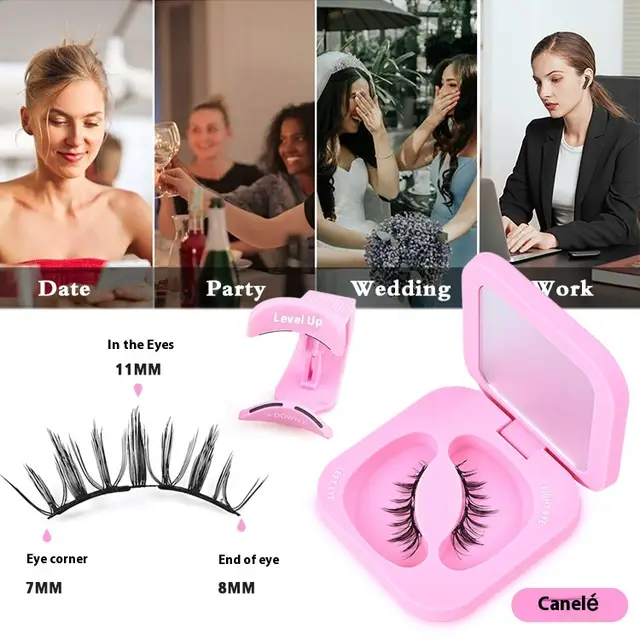 Soft Magnetic Soft Eyelashes Thick And Lasting Can Be Repeated Ke Lu Li - Shop at LoveMi