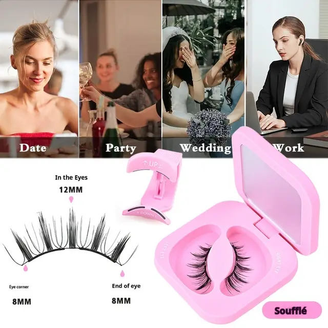 Soft Magnetic Soft Eyelashes Thick And Lasting Can Be Repeated Shufulei - Shop at LoveMi