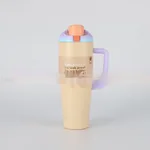 Ginger Yellow Handle Cup 40Oz
