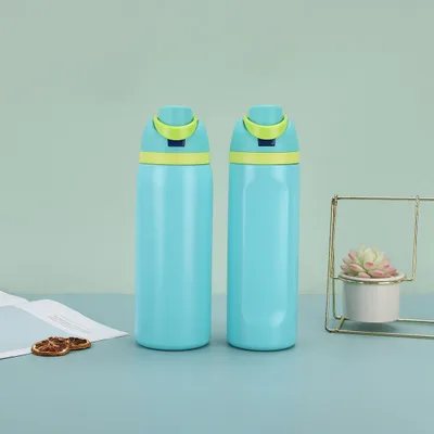 Outdoor Casual Sports Portable Straw Cup Sky Blue - Shop at LoveMi