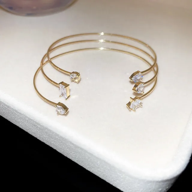 Light Luxury High grade All match Jewelry Accessories For Women Gold White - Shop at LoveMi