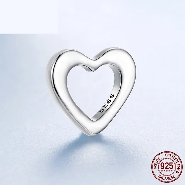 Sterling Silver Simple Love Beaded Loose Beads Ins Cold Style Bsc1137 - Shop at LoveMi