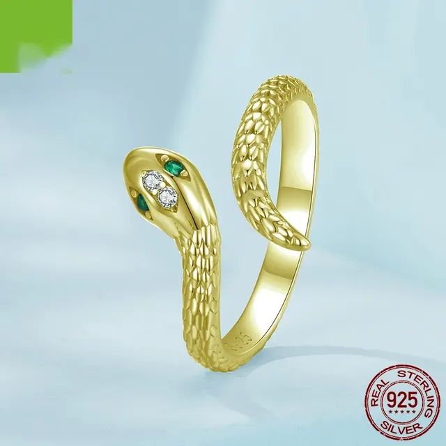 European And American Style S925 Sterling Silver Lucky Ring Gold - Shop at LoveMi