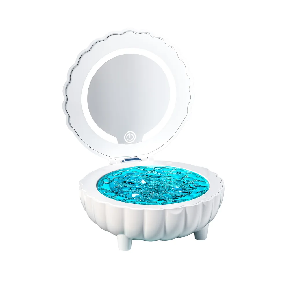 Music Box Home Romantic Starry Sky Projection Lamp Pearl White - Shop at LoveMi
