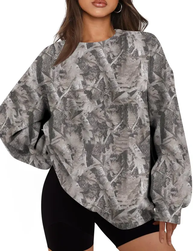 3D Digital Printing Women's Trendy Round Neck Sweater Wa32Jl250810Y015 - Shop at LoveMi