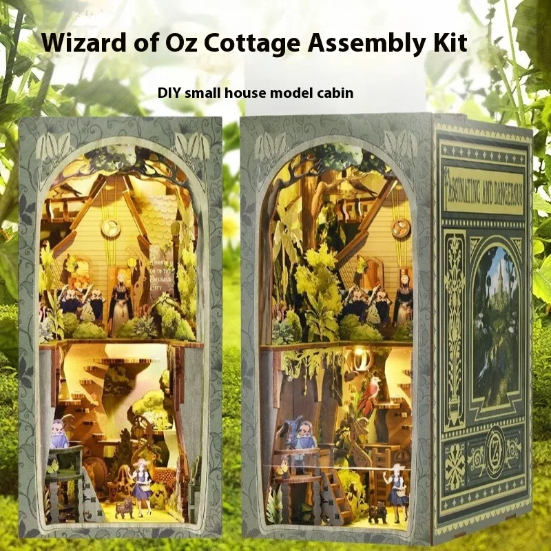 Twilight Cottage Book Stand Hand-assembled Toys - Wizard Of Oz Diy Cottage Sl03