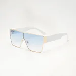 Metal Frame Blue Lens