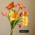 Tulip Artificial Flower Light Luxury - Orange