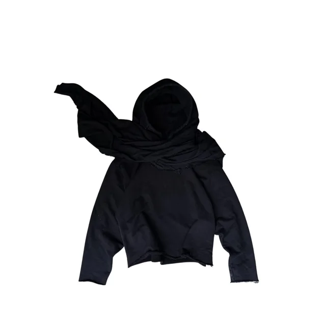 Men's Women's Hoodie Solid Color Casual Sweatshirt Black - Shop at LoveMi
