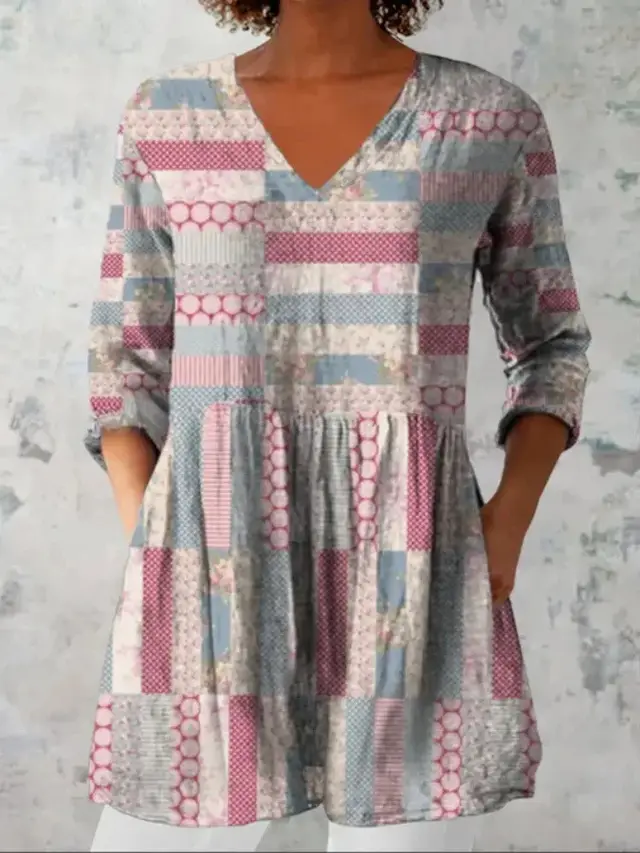 Summer Fashion Casual V neck Women's Top Vnsy01 Sx1991 - Shop at LoveMi