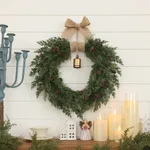 Natural Pine Cone Christmas Wreath Christmas Decoration - Garland