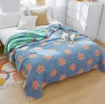 Beige Pattern White Dark Blue