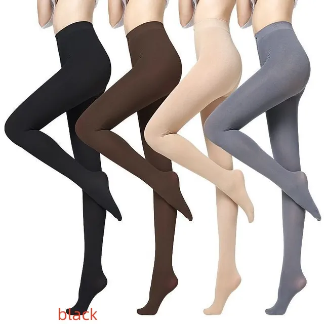 120D Light Leg Velvet Stockings Women's Pantyhose Black - Shop at LoveMi