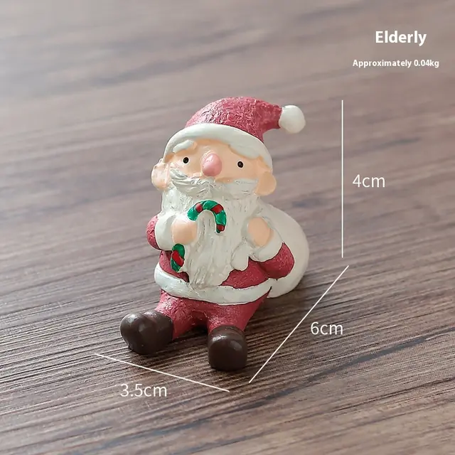 Desktop Christmas Atmosphere Decoration Christmas Resin Decoration Santa Claus - Shop at LoveMi