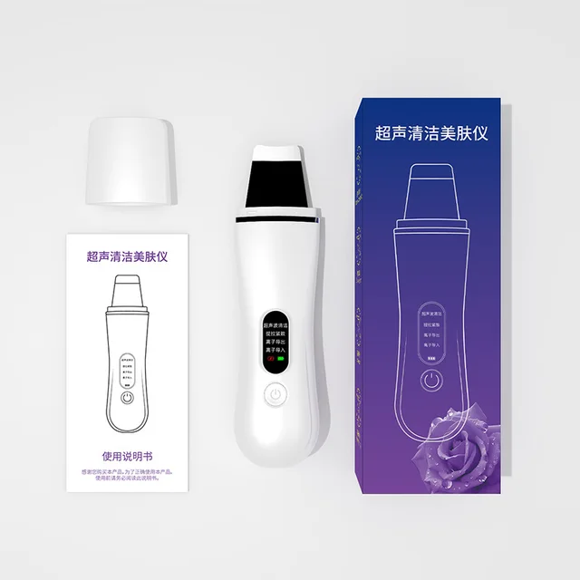 Ultrasonic Skin Cleaner Blackhead Removing Pore Cleansing Blackhead C10 Full - Shop at LoveMi