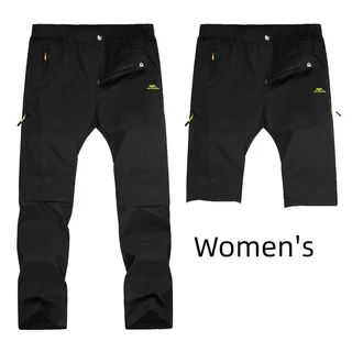 Men's And Women's Windproof Waterproof Outdoor Mountaineering Tactical Pants - Women'S Black