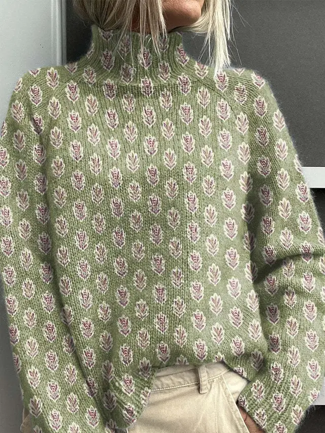 Women's Abstract Printing Casual Cardigan Sweater Style 38 - Shop at LoveMi
