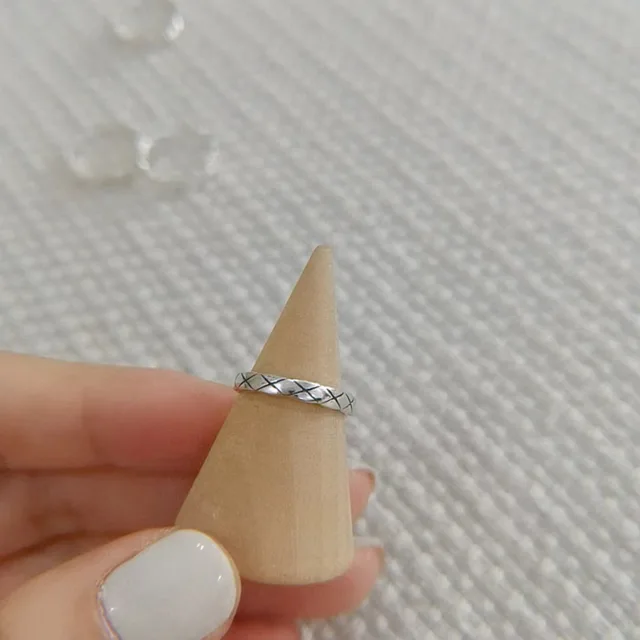 925 Sterling Silver Knuckle Ring Women Rhombus Style - Shop at LoveMi