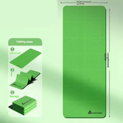 Widening Non slip Thickening Exercise Household Mute Widened Thickened Exercise Mat Matcha Green - Shop at LoveMi