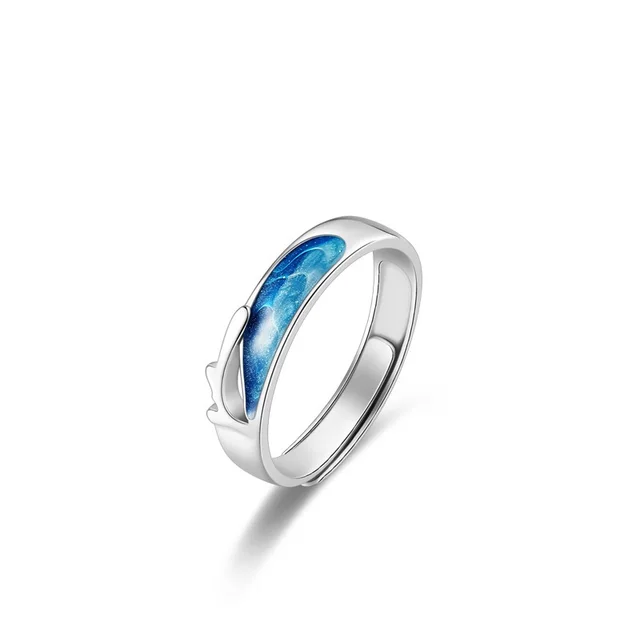 Ferris Wheel Coral Sea Ring S925 Silver Men'S - Shop at LoveMi