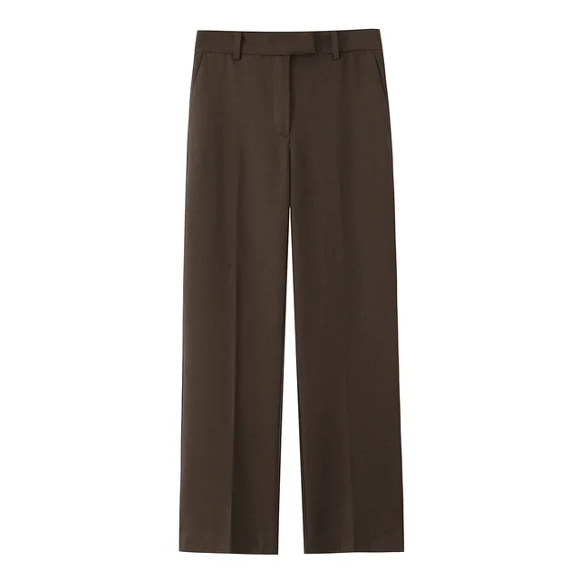 Women's Fashion Belt Vest Straight Suit Trousers - Shop at LoveMi