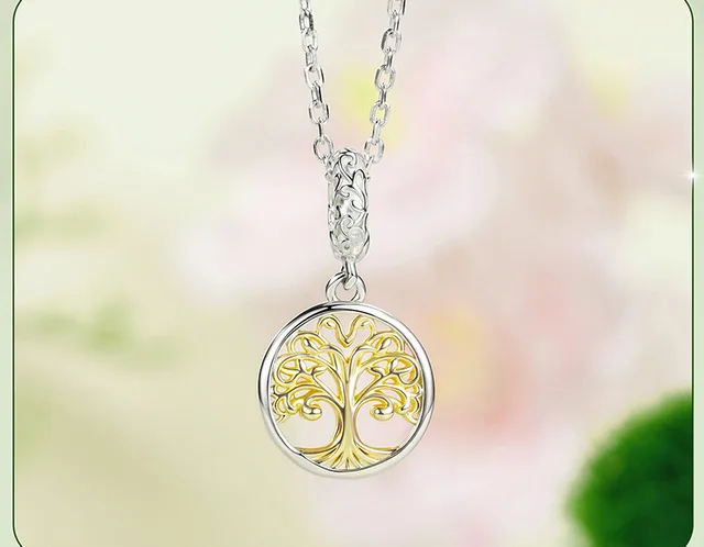 Lucky Tree Pendant Parts Niche Lucky Vintage Bracelet Beaded Bsc1159 - Shop at LoveMi