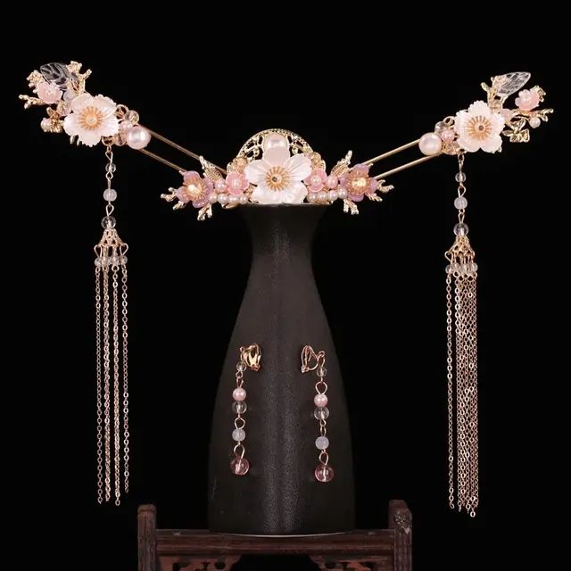 Tassel Full Set Antique Hair Clasp Classical Simplicity Hair Accessories Hf10 Style - Shop at LoveMi