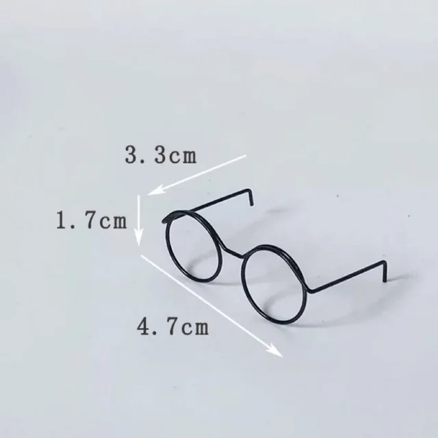 Mini Glasses Frame Twist Stick Puppy Doll Special Large Black - Shop at LoveMi