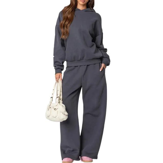 European And American Round Neck Long Sleeve Loose Thick Sweaters Women's Clothing No 2 Gray - Shop at LoveMi