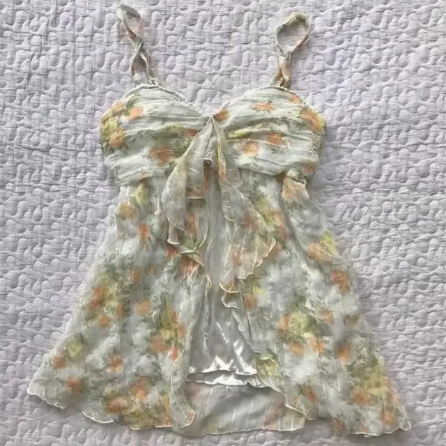 Fashion Sexy Striped Lace Bow Sweet Women's Fashion Clothing Sling Light Green - Shop at LoveMi