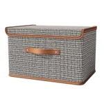 Gray Classic Style One-piece With Cover Clothes Storage Box - Gray Classic Style