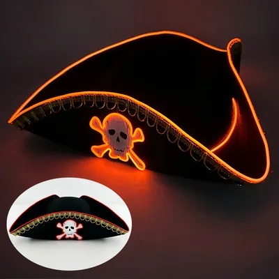 LED Luminous Trend COS Western Cowboy Hat Tricorne Red Light - Shop at LoveMi