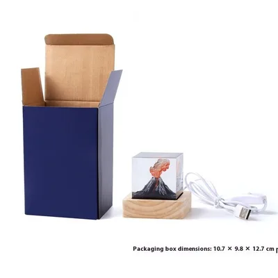 Jurassic Volcanic Eruption Desktop Creativity Ornaments Small Night Lamp Volcano Style - Shop at LoveMi