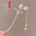 4 Two Flower Hairpin