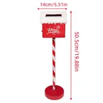 Christmas Decorations Wrought Iron Post Box Mailbox Sledge - Style 1