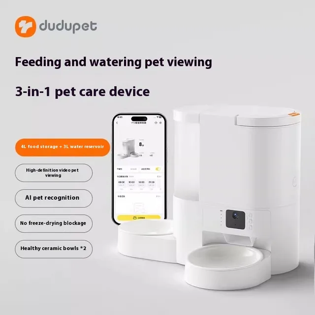 PET Intelligence Feeder Cat Water Fountain All in one Machine Visual Version - Shop at LoveMi