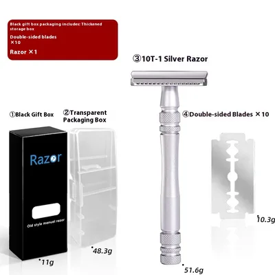 Manual Shaver Platinum Double sided 1Set - Shop at LoveMi