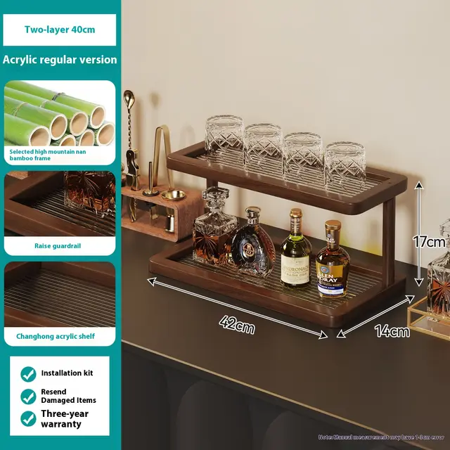 Desktop Cup Holder Acrylic Mid ancient Storage Rack Multi layer Table Tops Cup Holder Coffee Shop Corner Storage Display 2 Layers 40 Acrylic Lami... 2 Layers 40 Acrylic Laminate - Shop at LoveMi