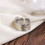 Female Uneven Meteor Shower Ring - Meteor Shower Gold