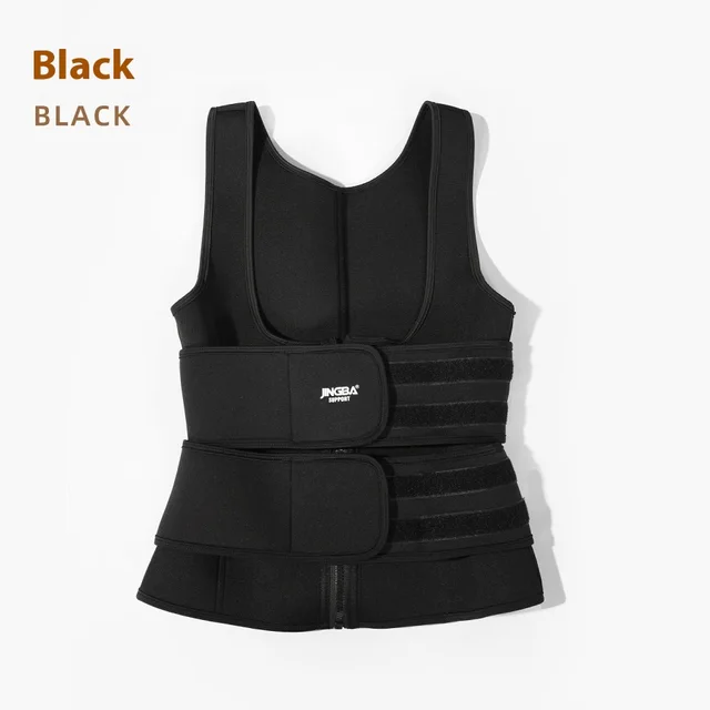 Waist Vest Slim Fit Slim Fitted Waist Zipper Corset Black - Shop at LoveMi