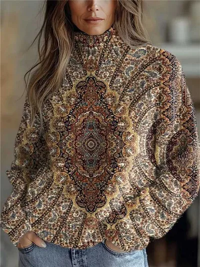 New Christmas Abstract Printing Casual Cloak Coat Cardigan Color 29 - Shop at LoveMi