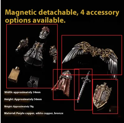 Paladin National Style Original Big Player Crusader Home Table Decorative Ornaments Paladin Angel Wings 2 - Shop at LoveMi